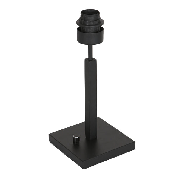 Stang 3084ZW schwarze Tischlampe mit Drehschalter ohne Lampenschirm