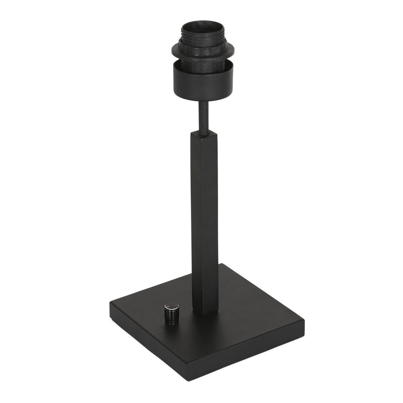 Stang 3084ZW schwarze Tischlampe mit Drehschalter ohne Lampenschirm