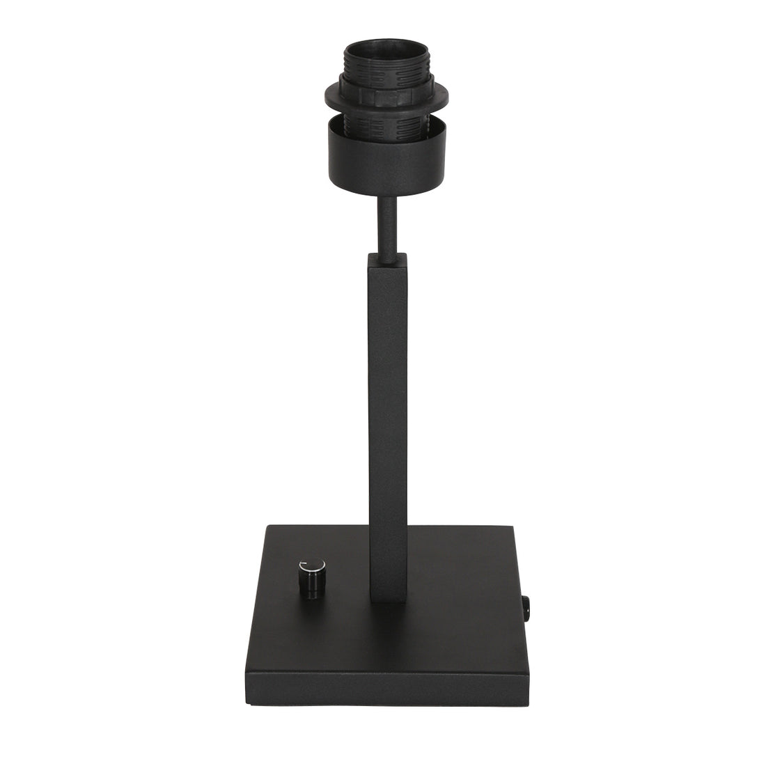 Stang 3084ZW schwarze Tischlampe mit Drehschalter ohne Lampenschirm