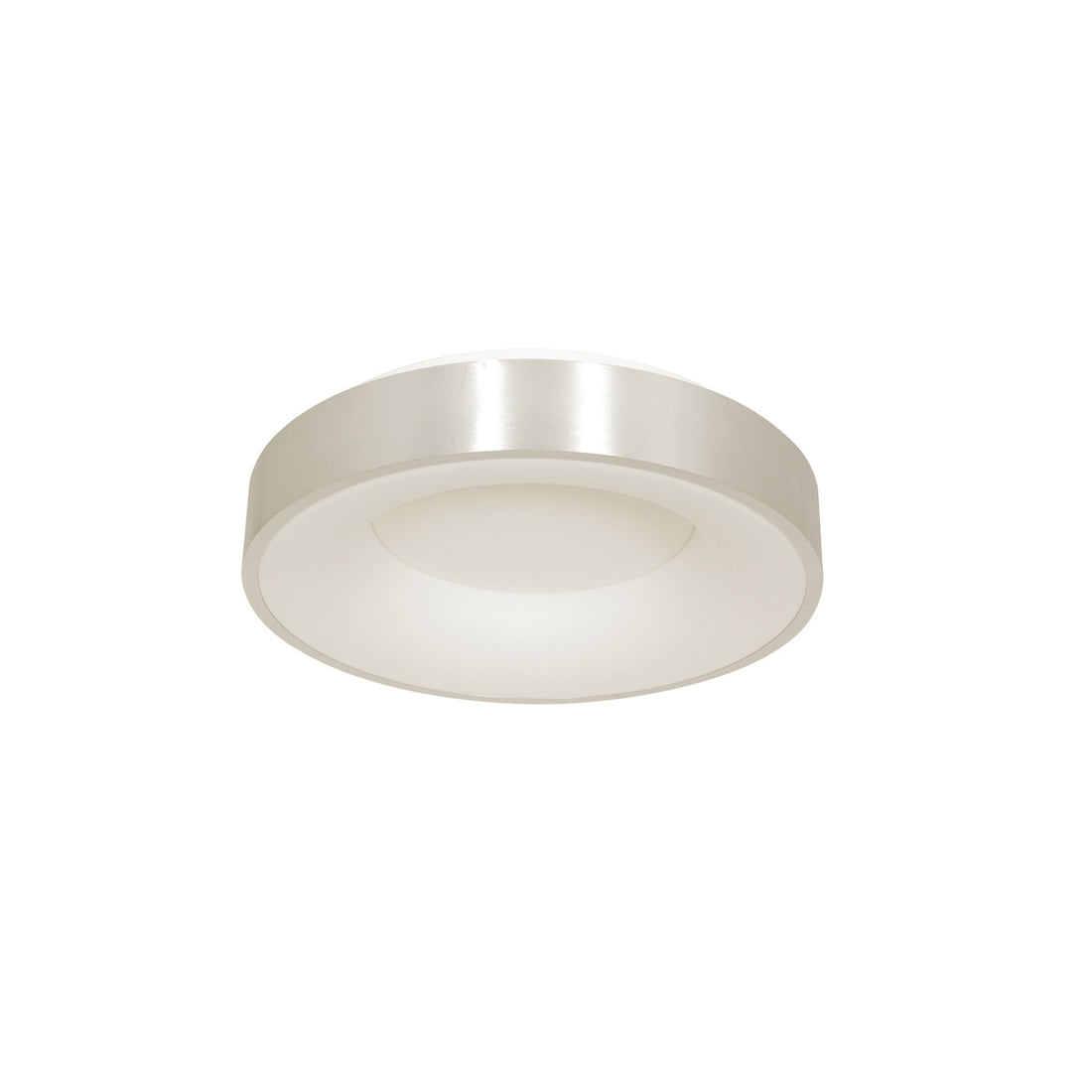 Dimmbare LED-Deckenleuchte Ringlede Silber
