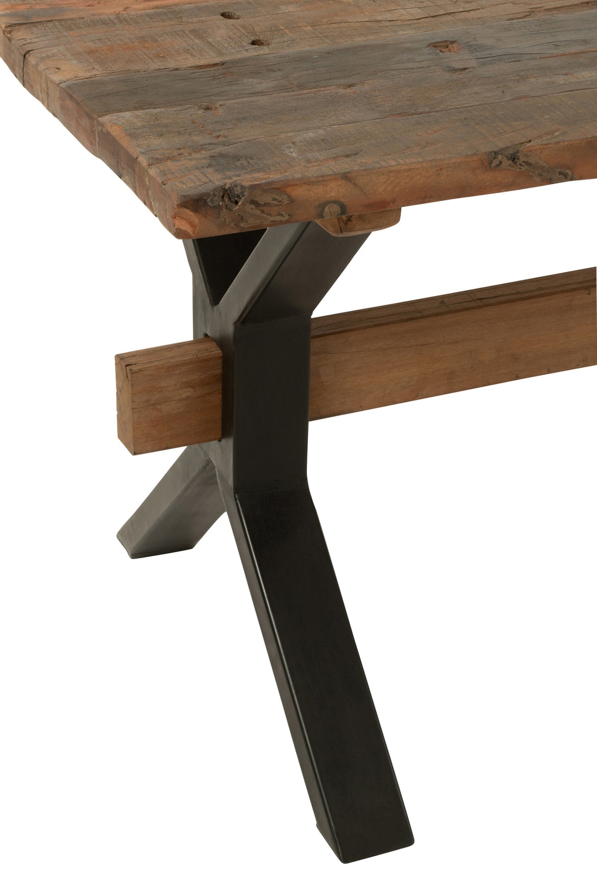 Table Vintage en Bois Recyclé