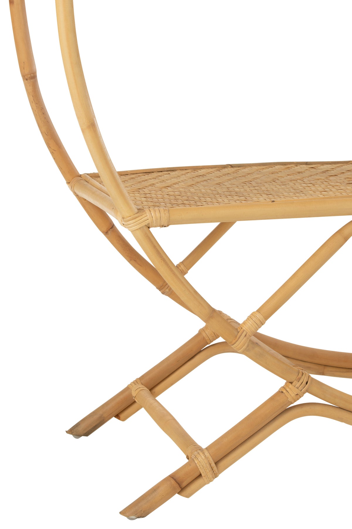 Design-Regal aus Natur-Rattan