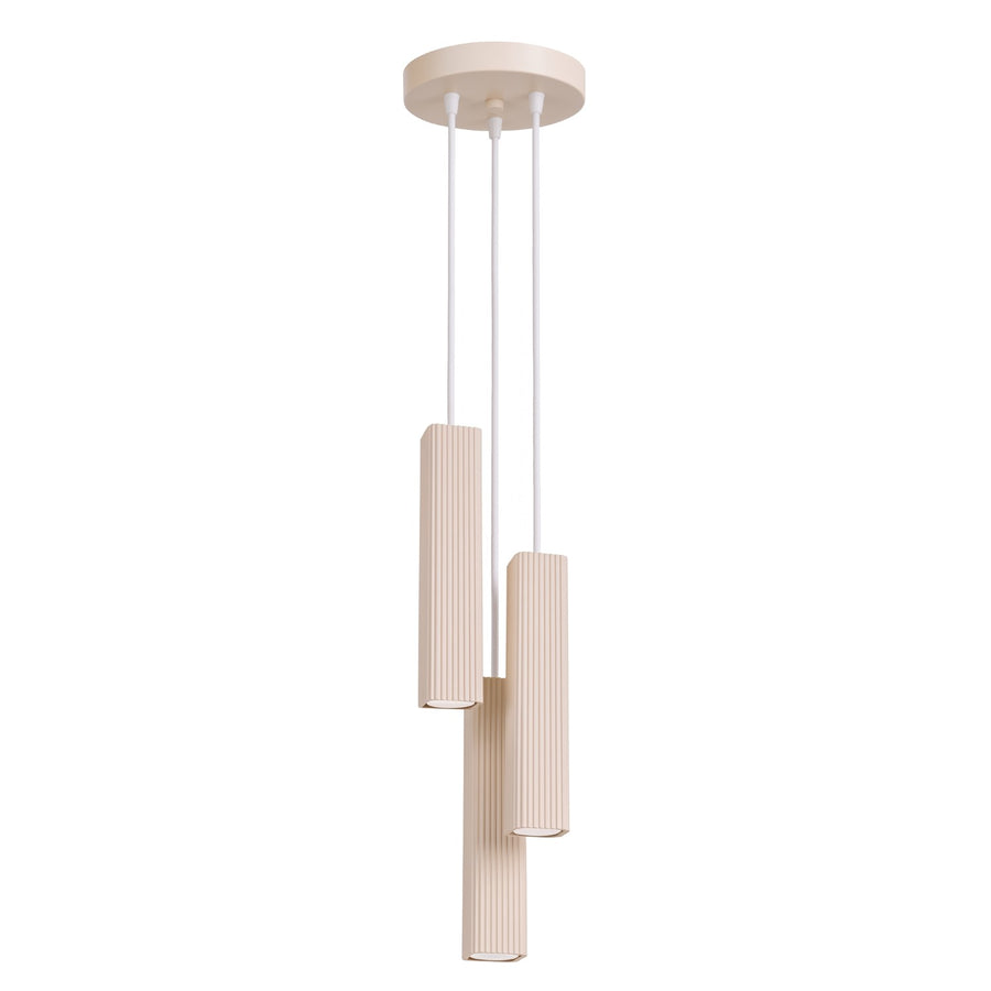 Suspension RAYO 3P Beige