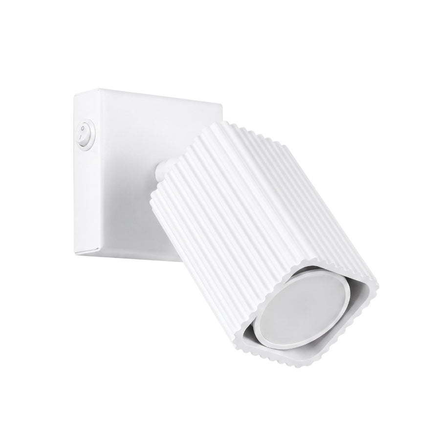Applique RAYO avec interrupteur Blanc