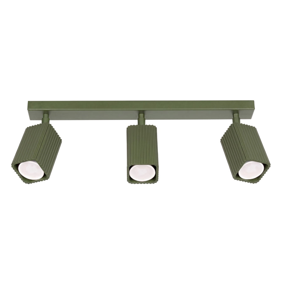 Plafonnier RAYO 3L Vert olive