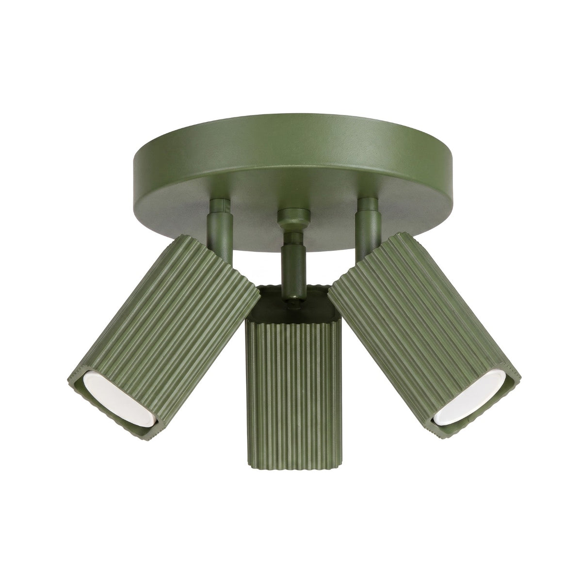 Plafonnier RAYO 3P Vert olive