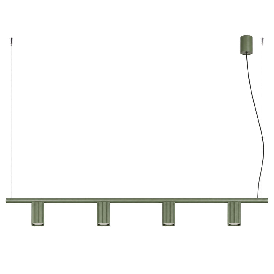 Lustre RAYO 4 Vert olive
