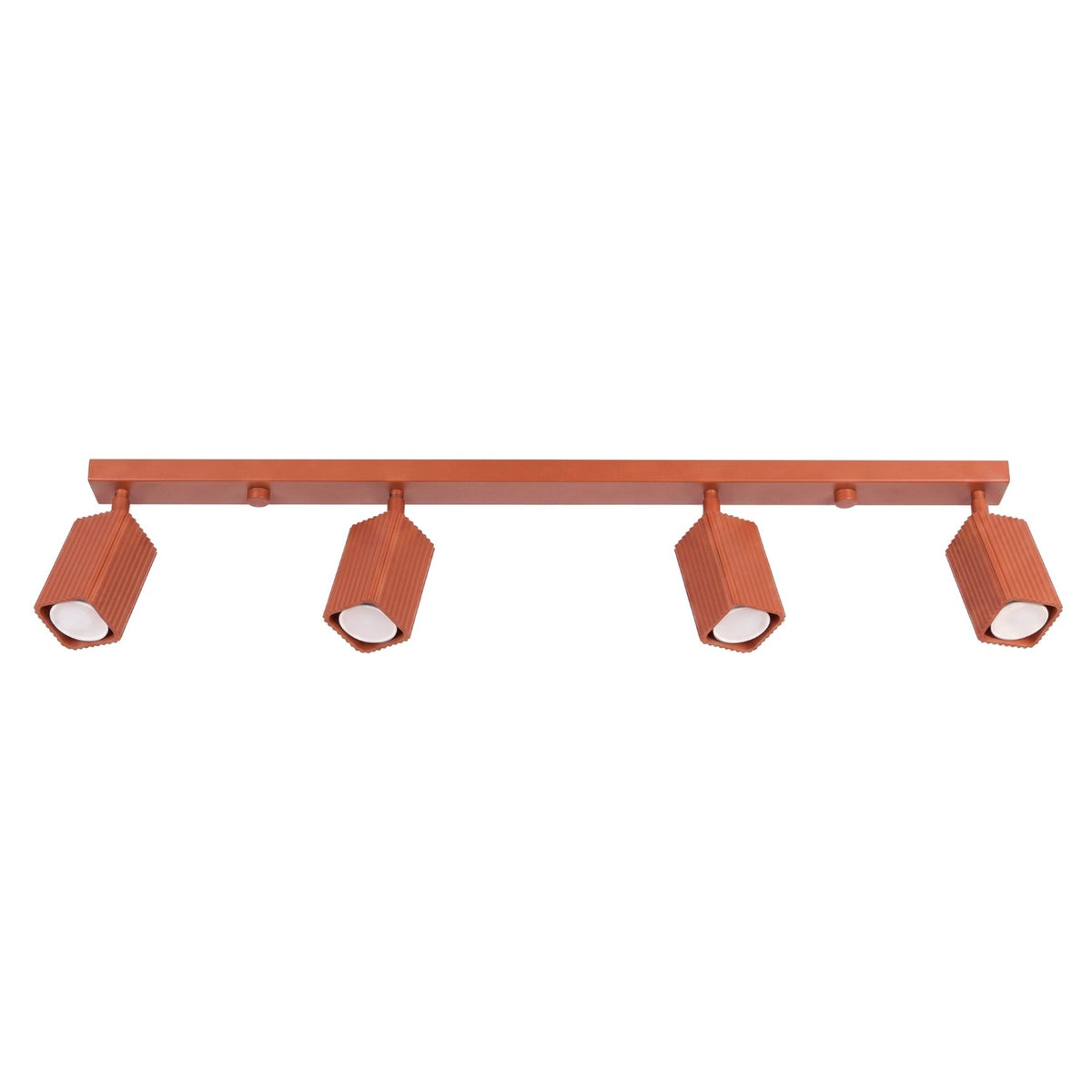 Plafonnier RAYO 4L Ocre rouge