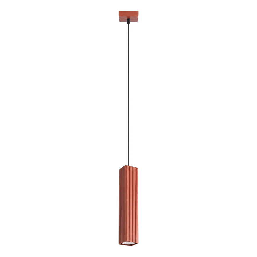 Suspension RAYO 1 Ocre rouge