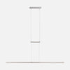 Suspension barre led, acier brossé 150 cm à variateur tactile, salle à manger | Profilo