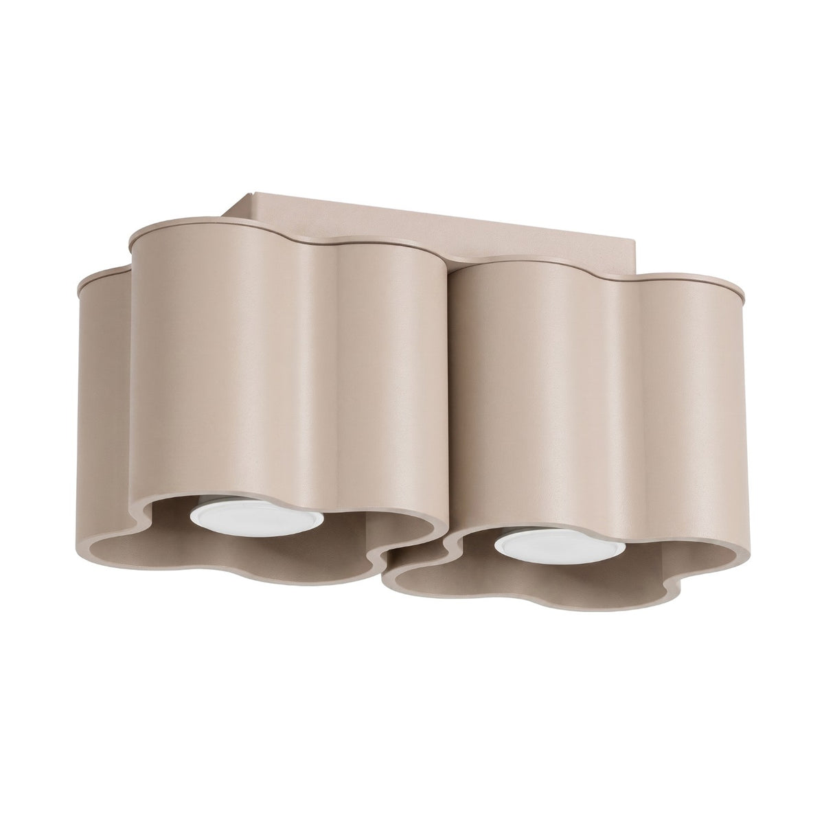 Plafonnier OVIO 2 GU10 Taupe