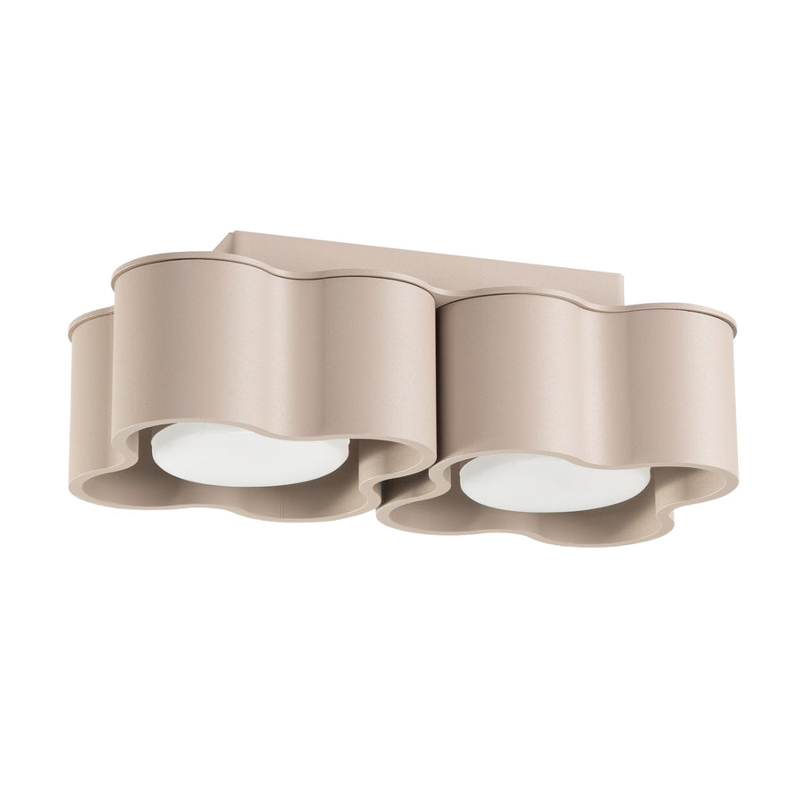 Plafonnier OVIO 2 GX53 Taupe