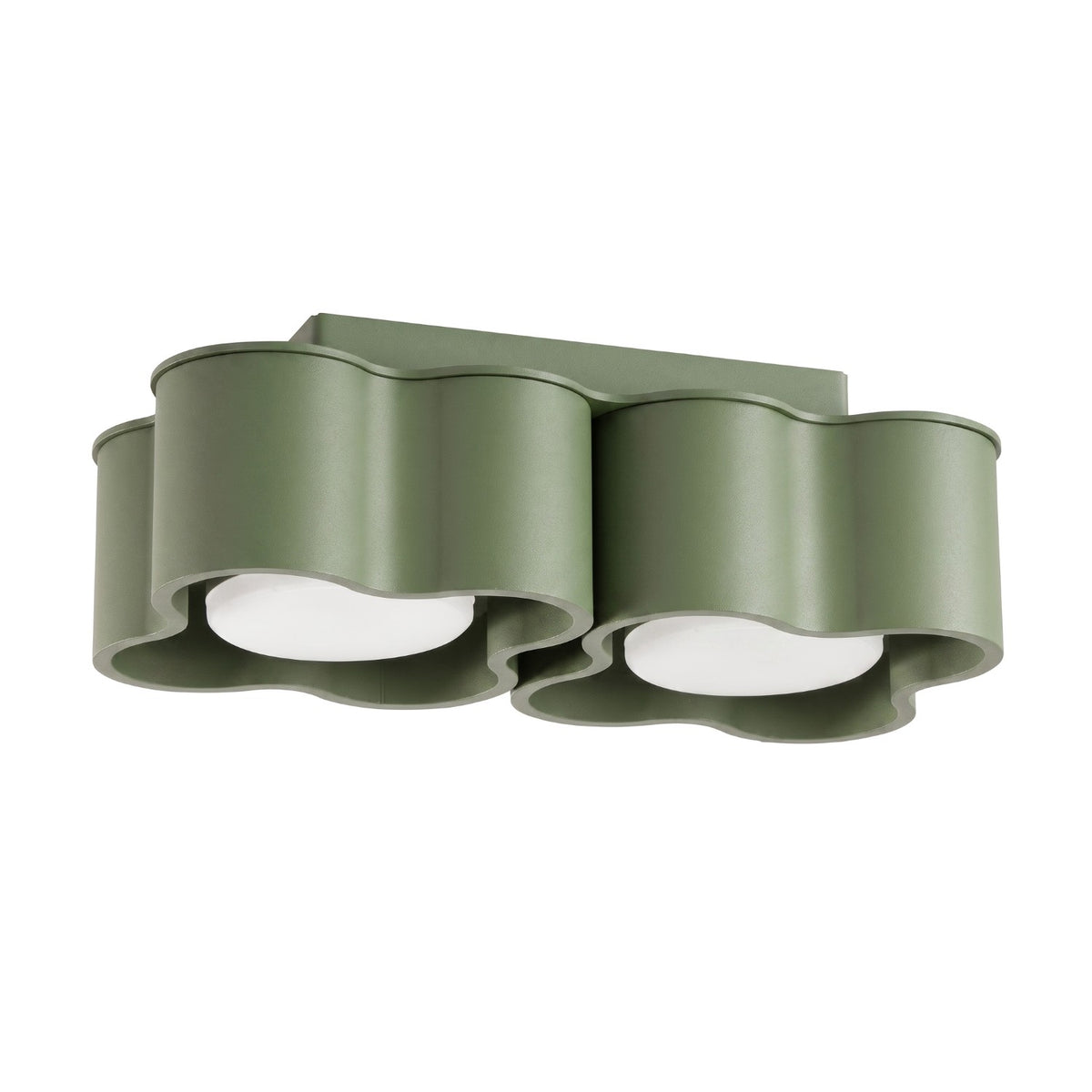 Plafonnier OVIO 2 GX53 Vert olive