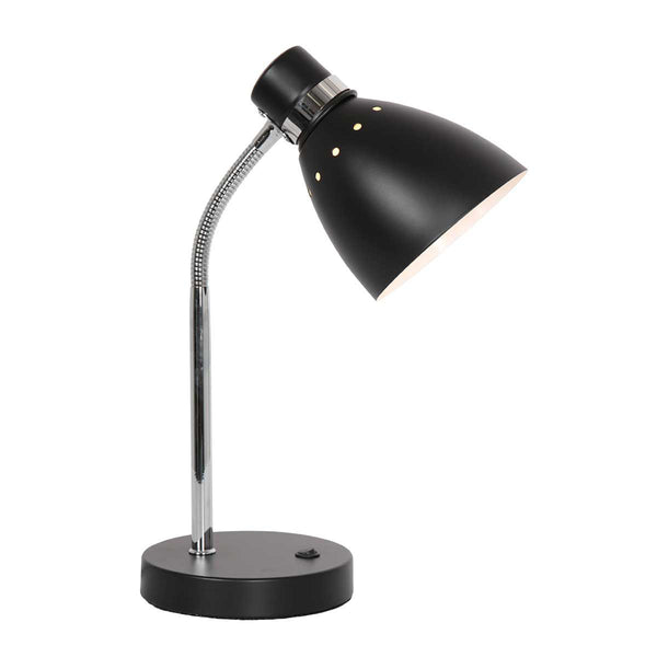 Tischleuchte Spring 3391ZW schwarz mit E27-Fassung