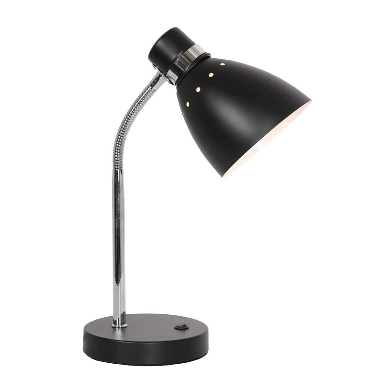 Tischleuchte Spring 3391ZW schwarz mit E27-Fassung