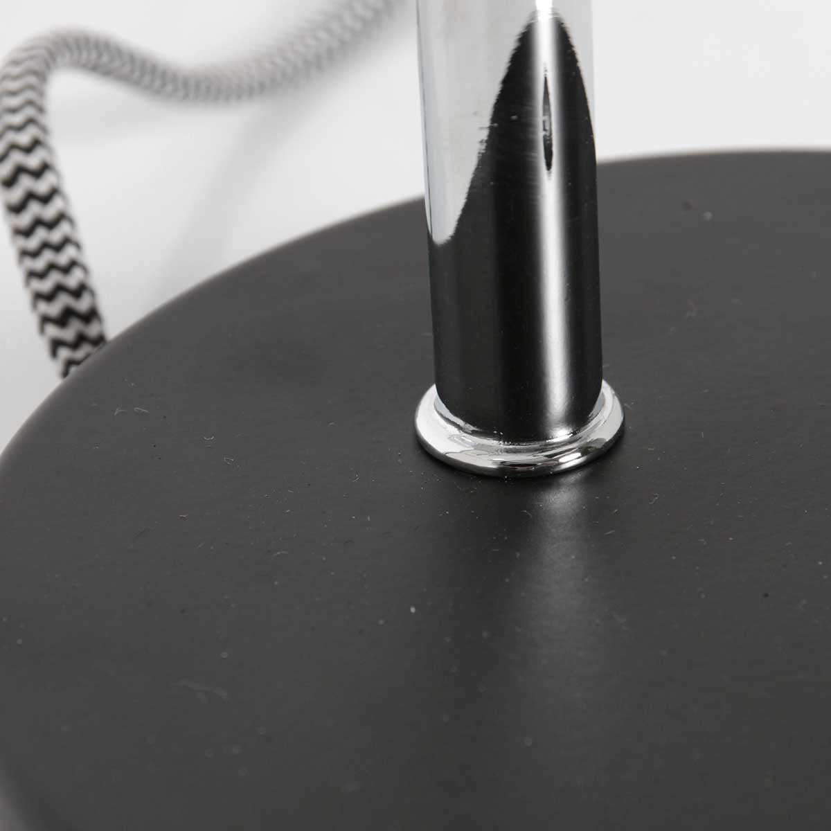 Tischleuchte Spring 3391ZW schwarz mit E27-Fassung