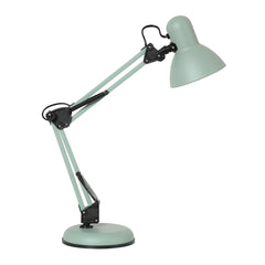Verstellbare grüne Schreibtischlampe