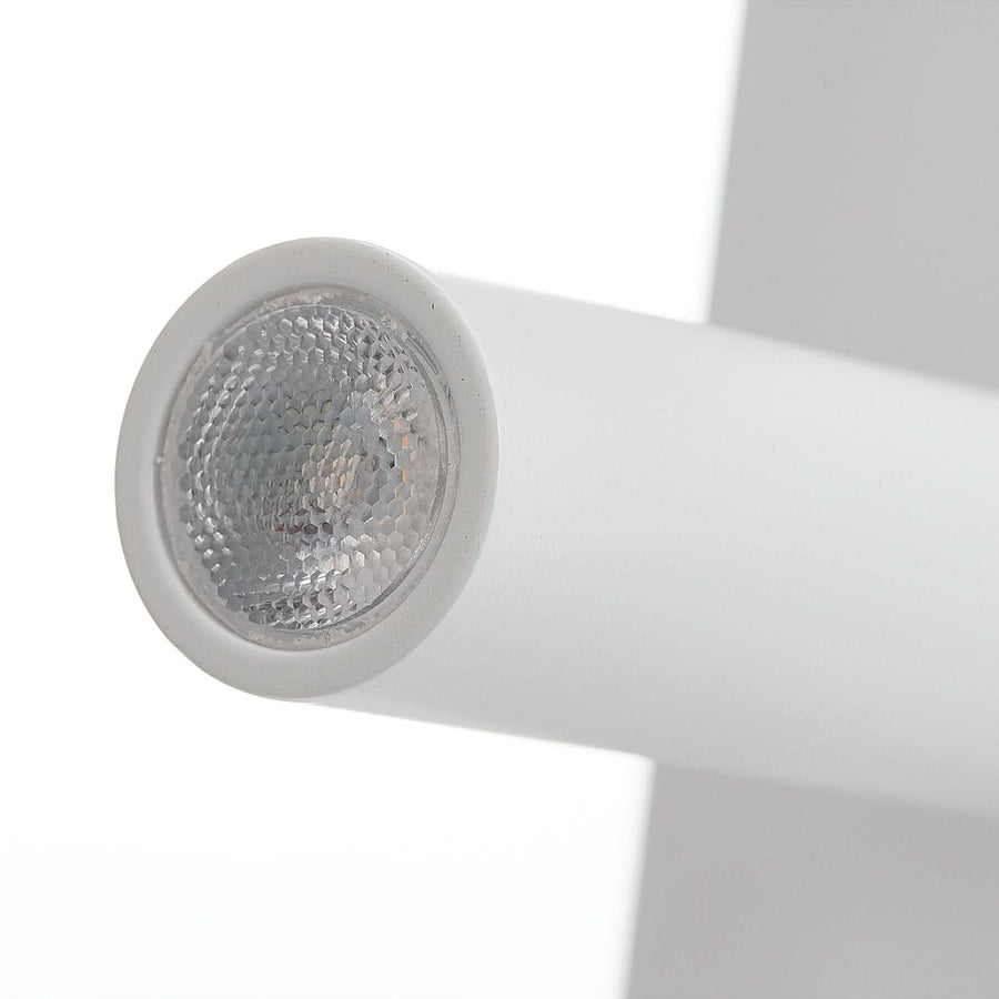 Applique murale LED Suau en métal, blanc, hauteur 15,5 cm