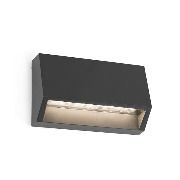 Applique d'extérieur LED Must, gris foncé, hauteur 6 cm, IP65