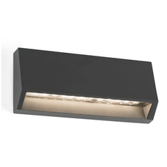 Applique d'extérieur LED Must, gris foncé, hauteur 7 cm, IP65
