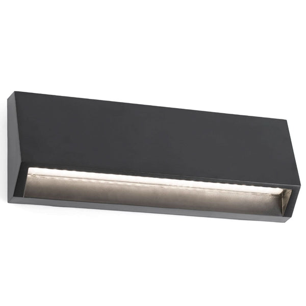 Applique d'extérieur LED Must, gris foncé, hauteur 8 cm, IP65