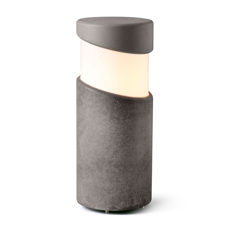 Potelet d'extérieur Block en béton, gris, Ø 14,7 cm, IP65