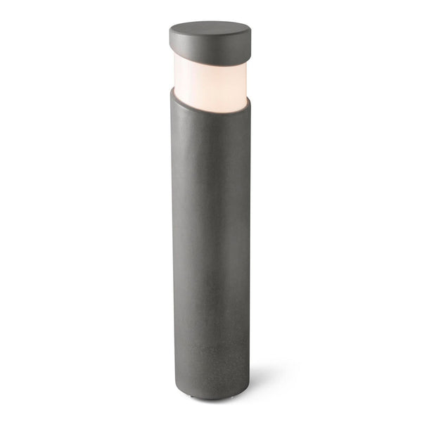 Borne lumineuse d'extérieur Block en béton, gris, Ø 14,7 cm, IP65