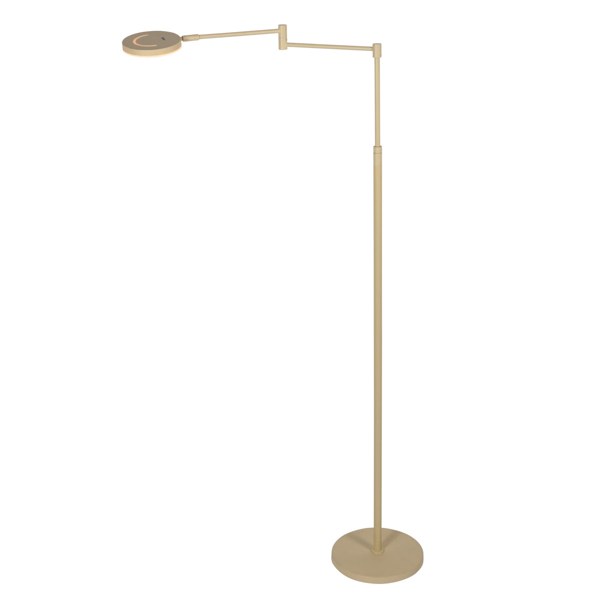 Second angle du lampadaire, tête lumineuse orientée vers la gauche