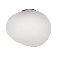 Applique murale Gregg en verre, graphite et blanc, hauteur 39 cm, 30 W, largeur 47 cm
