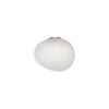 Applique murale Gregg en verre, doré et blanc, hauteur 25 cm