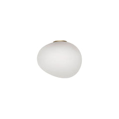 Applique murale Gregg en verre, doré et blanc, hauteur 25 cm