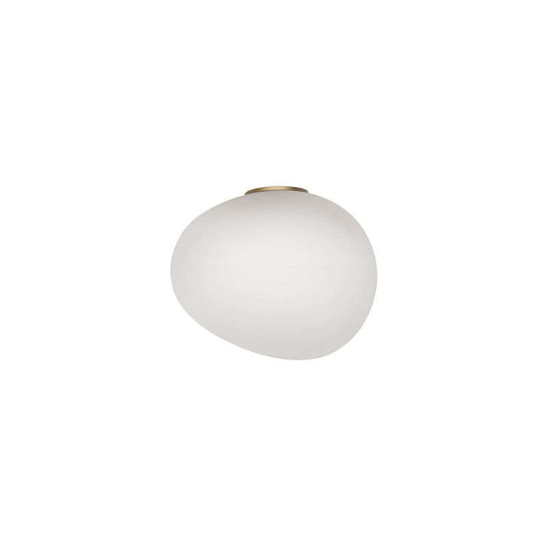 Applique murale Gregg en verre, doré et blanc, hauteur 25 cm