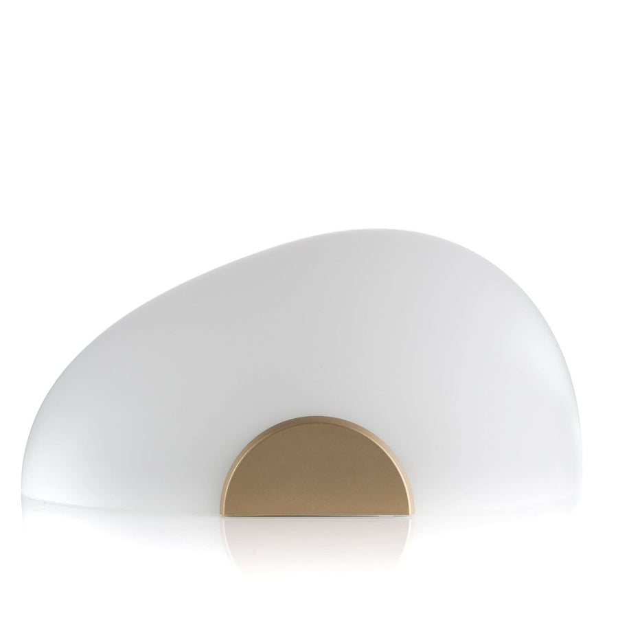 Applique murale Gregg en verre, doré et blanc, hauteur 39 cm, 30 W, largeur 47 cm, modèle 2