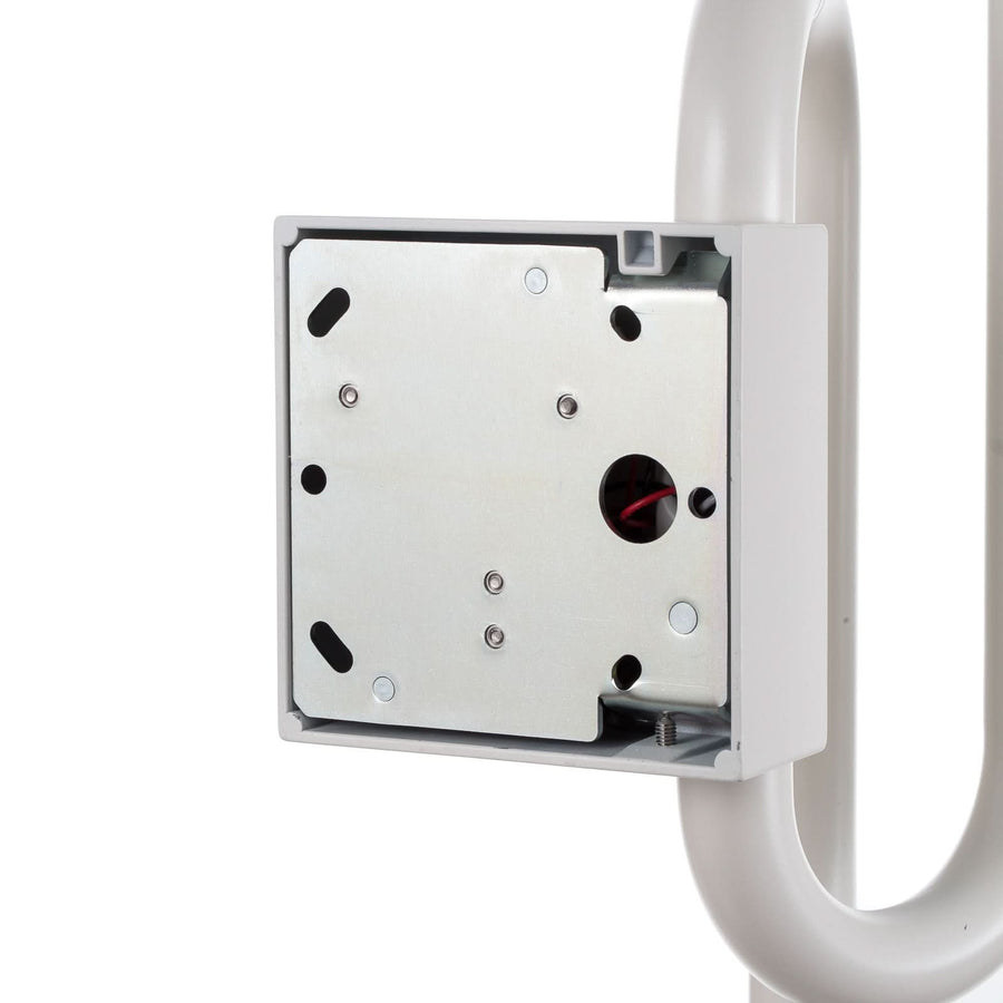 Applique murale LED Tobia en métal, blanc, hauteur 40 cm