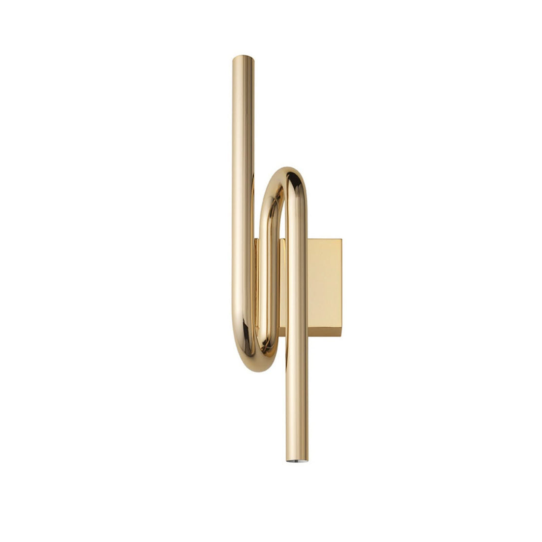 Applique murale LED Tobia en métal, doré, hauteur 40 cm