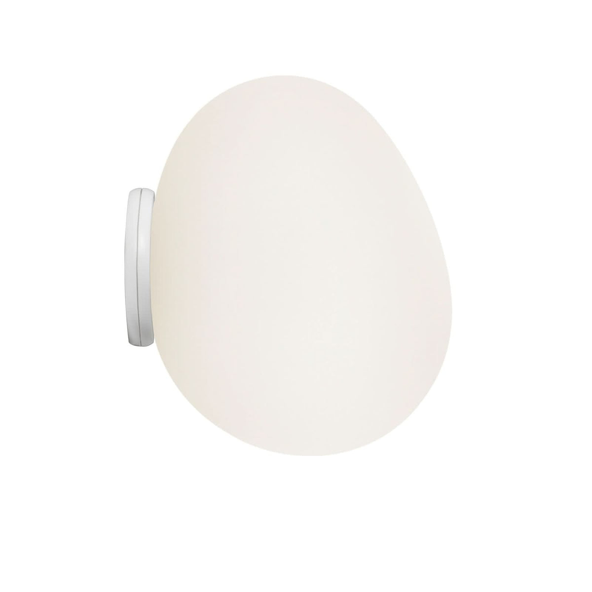 Applique murale Gregg en verre, blanc, hauteur 13 cm, IP44
