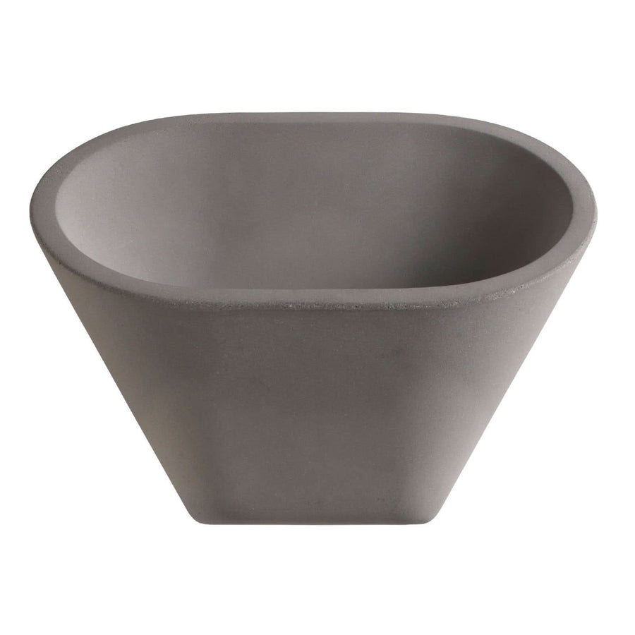 Applique murale Aplomb R7s en béton, gris, hauteur 24 cm