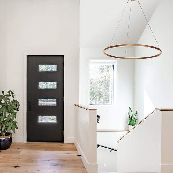 Lustre Suspendu Or Élégant | Enir