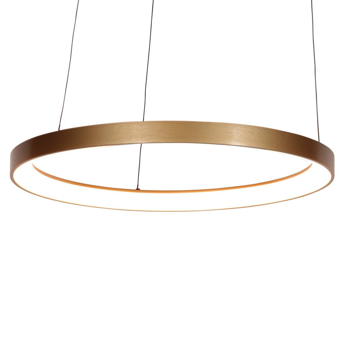 Suspension luminaire Ringlede doré