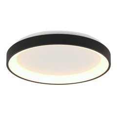 Deckenleuchte Ringlede 3691ZW LED schwarz Ø38 cm mit Deckenfluter-Effekt