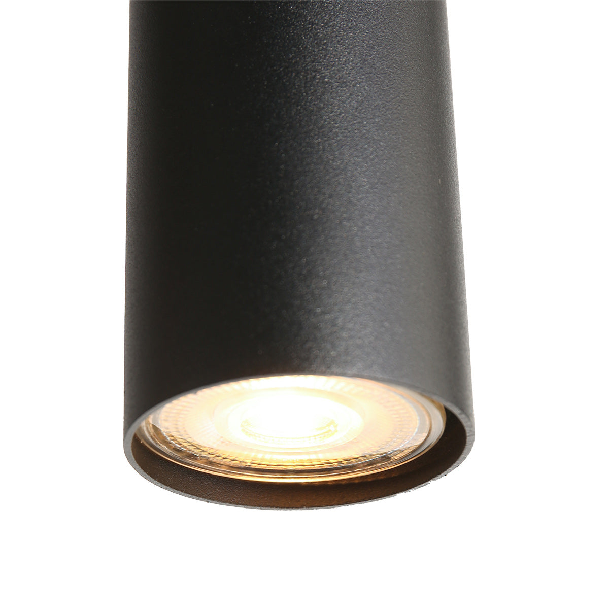 Spot tubulaire noir GU10 du lustre Bollique