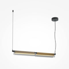 Schwarze Pendelleuchte Flat
