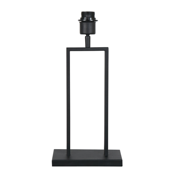 Tischlampe Stang 3843ZW schwarz ohne Lampenschirm mit E27-Fassung