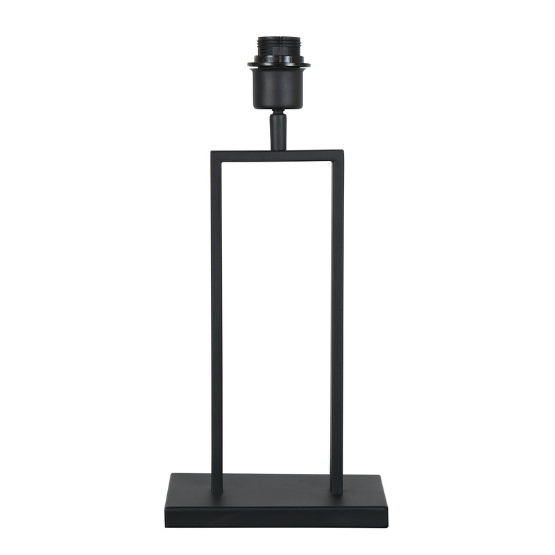 Tischlampe Stang 3843ZW schwarz ohne Lampenschirm mit E27-Fassung
