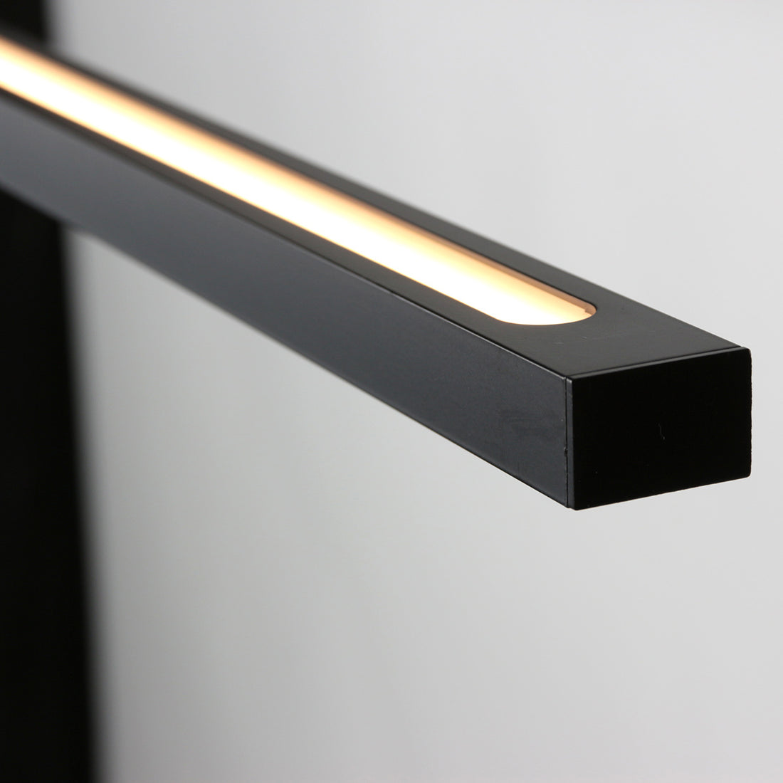 Dimmbare schwarze LED-Pendelleuchte mit Touch-Funktion, 114 cm | Bande