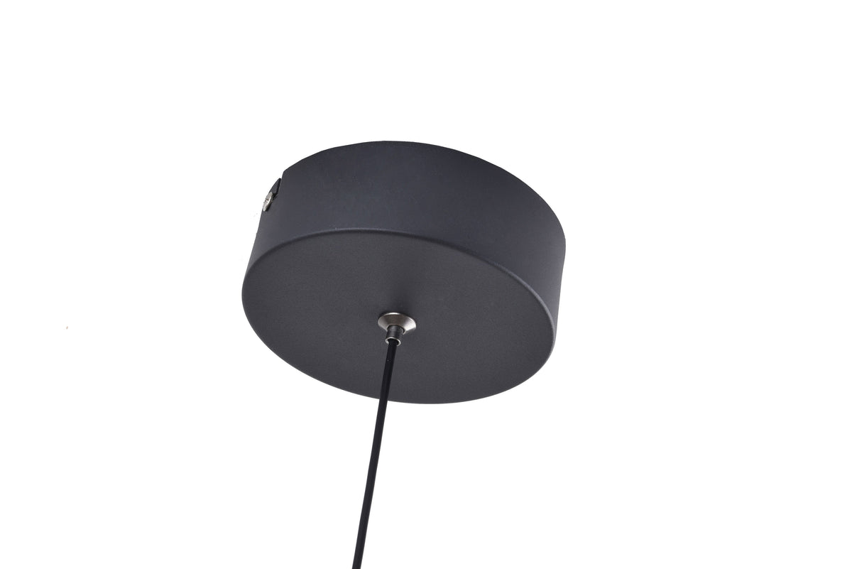 Suspension Nelson noire et dorée, verre (MD2291-1A-3BGN)