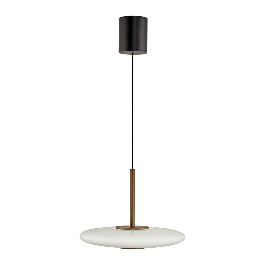 Suspension Pure E-Vitrum marron foncé, verre