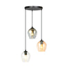 Istar 3-flammige Pendelleuchte schwarz, Mix, Premium