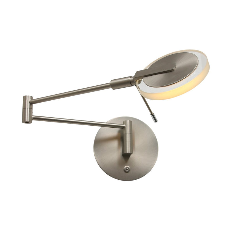 Wandleuchte Turound silberfarben