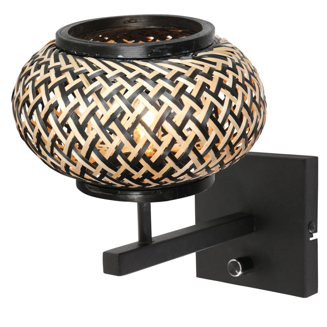 Wandleuchte Nox Light schwarz
